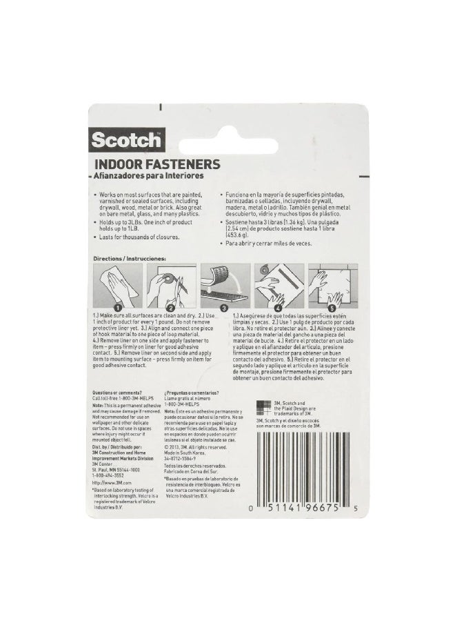 Scotch  12-Piece Indoor Fasteners White 20.8 x 1.7 x 10.2 cm RF4720 - Image 3