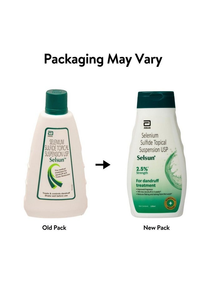 سيلسون شامبو سيلسون سسبشن المضاد للقشرة، يزيل قشور القشرة، يخفف من الزيوت الزائدة، يخفف من الحكة المرتبطة بالقشرة (120 مل) - عبوة واحدة - Image 3