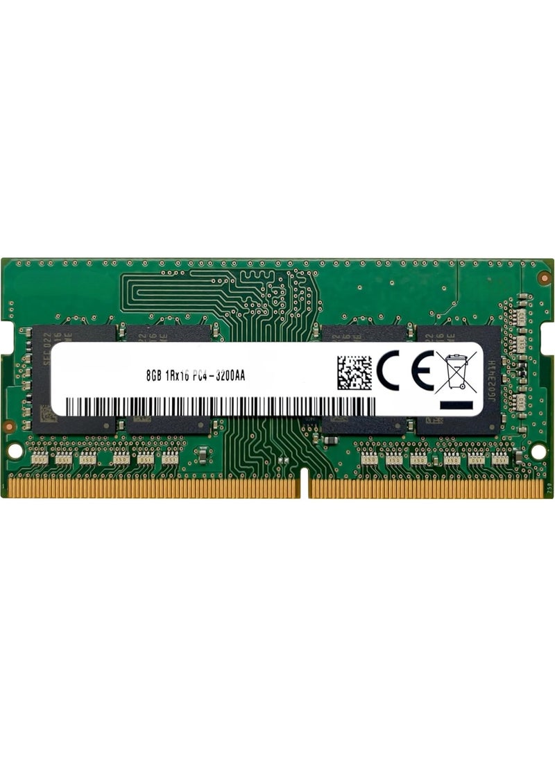 8GB DDR4 3200MHz PC4-25600 SODIMM Laptop RAM – Single Rank CL22 – Low Voltage 1.2V – Reliable Performance Upgrade