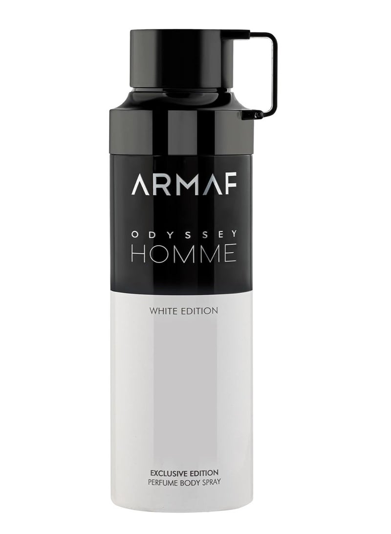 أرماف بخاخ معطر للجسم اوديسي هوم وايت ايديشن حصري للرجال من ارماف، 200 مل، بخاخ مزيل العرق