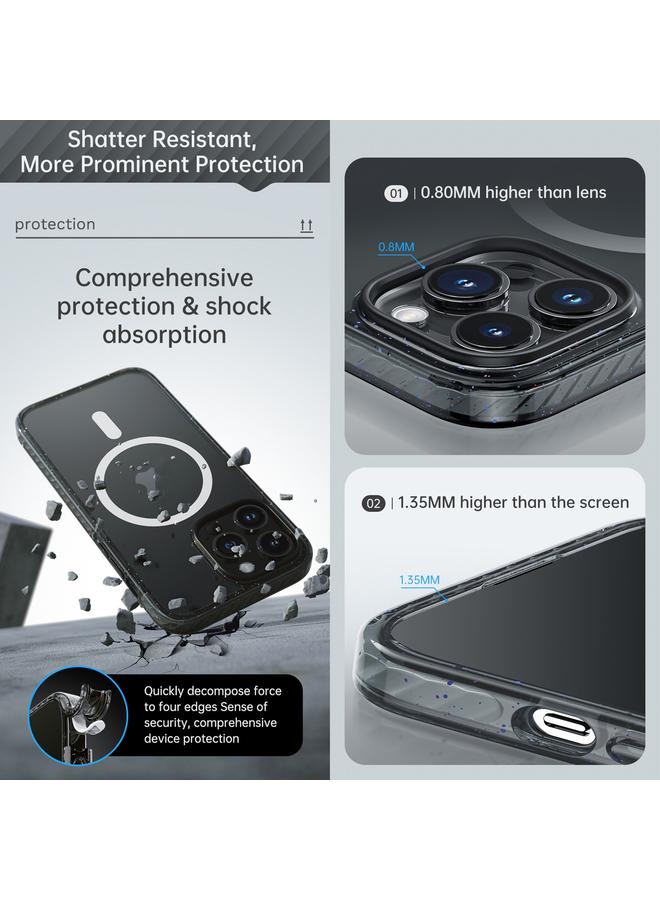 روك جراب لهاتف iPhone 14 Pro Max Rock Crystal Armor مقاوم للصدمات Magsafe - Image 5