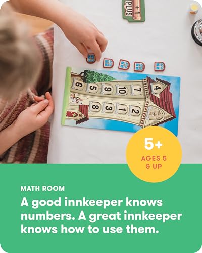 SimplyFun Math Room Educational Game Quick Thinking Fun Games for Kids Ages 5 Up Fast Solving Addition Subtraction Game 2 to 4 Players - Image 5