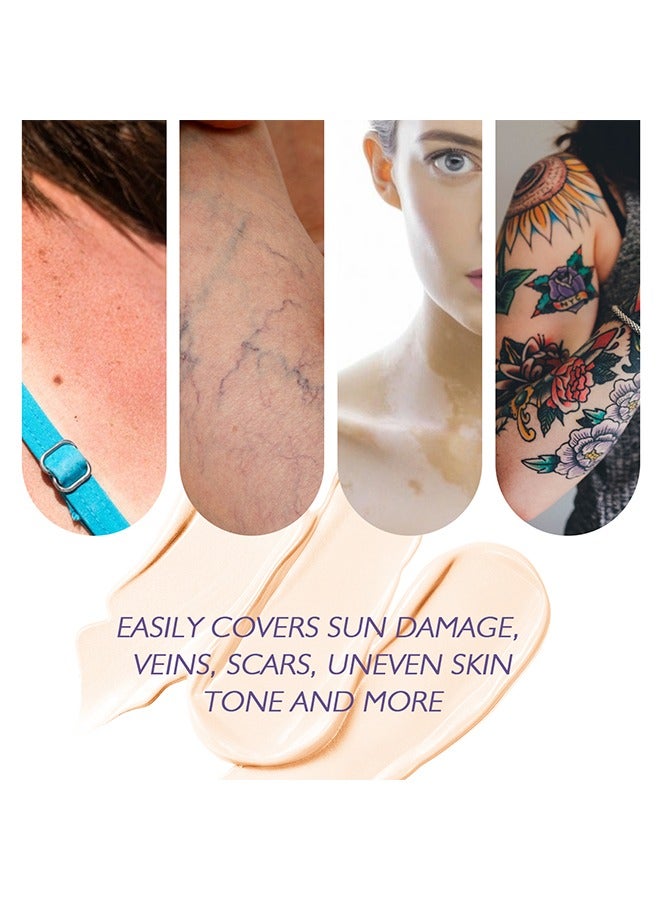 إيلهو غطاء الجسم المثالي - تاتو كونسيلر مقاوم للماء لتغطية ندبات الوشم للجسم 74 مل - Image 3