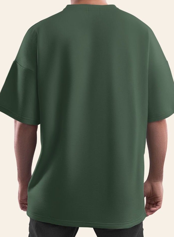  نسمعك تي شيرت بياقة دائرية مقاس كبير - Image 2