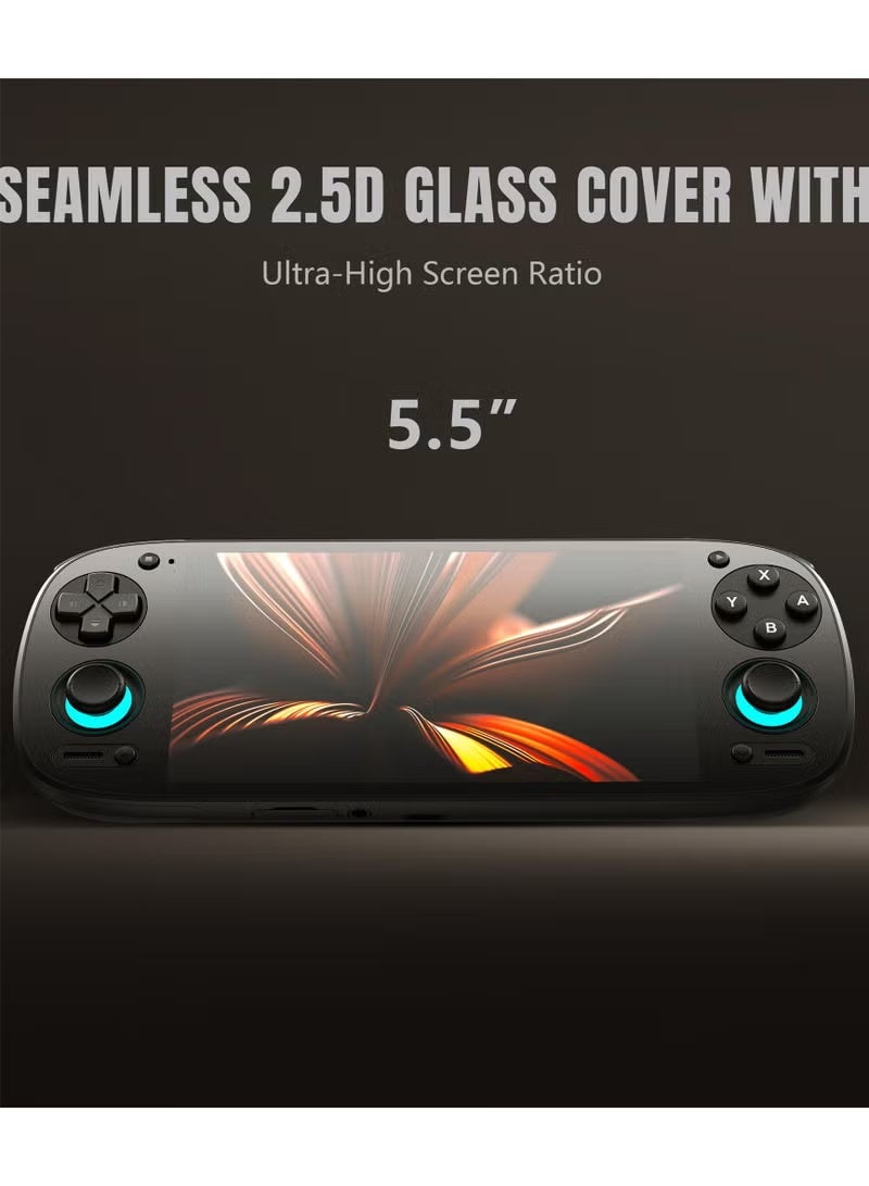 Retroid Pocket 5 Retro Handheld Game Console, 12+128g, 5.5-inch Touchscreen 1080p Portable Android Gaming Handheld with Adreno 650 GPU & WiFi 6/BT5.1, Snapdragon 865 Processor, Android 13 (Black) - Image 5