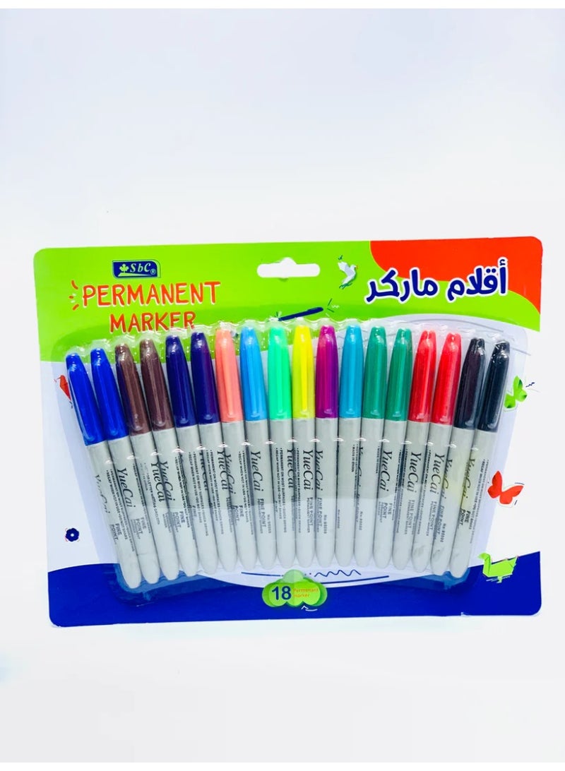 SBC PERMANENT MARKER 1X18