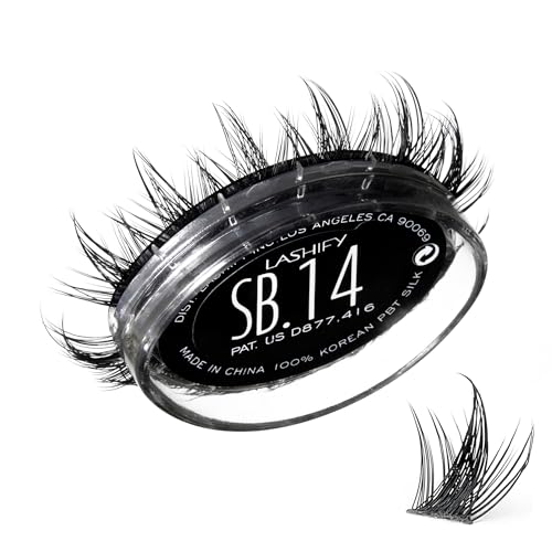 Lashify Star Burst 14mm Gossamer DIY Eyelash Extensions Refill The Ultimate MultiLength Multi Layered Lash Black Easy False Lashes