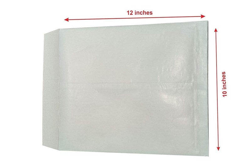 NSSP™ A4 Size 12x10 Inch Cloth Line Courier Cover Set Of 25pcs,Courier Envelopes,Courier Cover Green,Green Envelopes For Office Letter Document (Pack Of 25) - Image 4