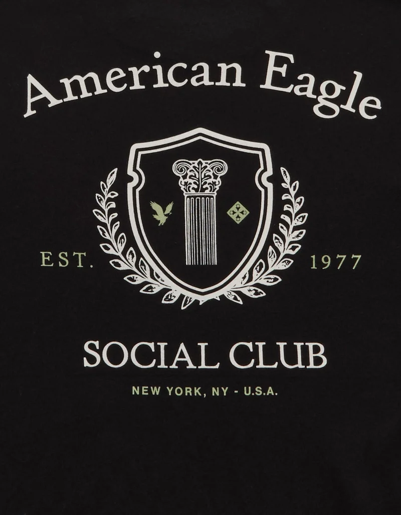 American Eagle  AE Logo Graphic T-Shirt for Men | Best Price UAE