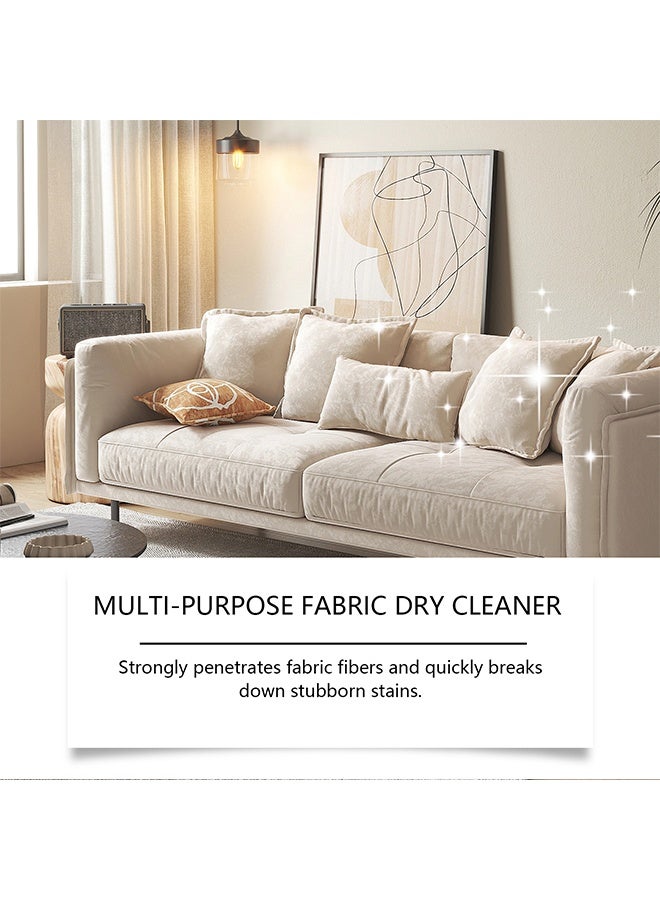 JUE FISH Multi-Purpose Fabric Dry Cleaner, Fabric Protector, Fabric Sofa Cleaner, Fabric Dry Cleaner, Carpet & Upholstery Stain Cleaner Spray Expert Stain And Odor Remover, No-Rinse Foam For Stubborn Stains On Couches, Pillows, Carpets & Upholstery, 120ml - Image 5