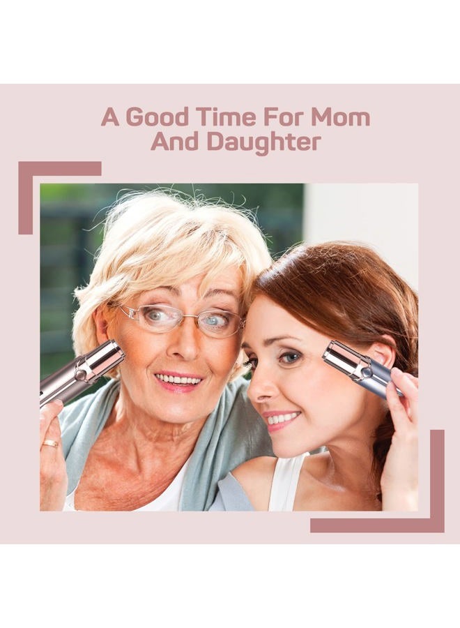 gurelax Facial Hair Removal for Women(1 Gold+1 Blue), Gurelax Electric Hair Removal Device, Painless Facial Hair Remover for Chin Upper Lip Peach Fuzz, with a Storage Bag - Image 4