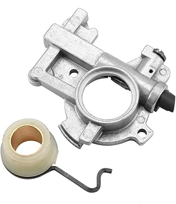 TOPINCN TOPINCN Oil Pump Kit, Oil Pump Replacement Kit Worm Gear Spring Kit Replacement Intended for Stihl of 066 MS650 MS660  - Image 1
