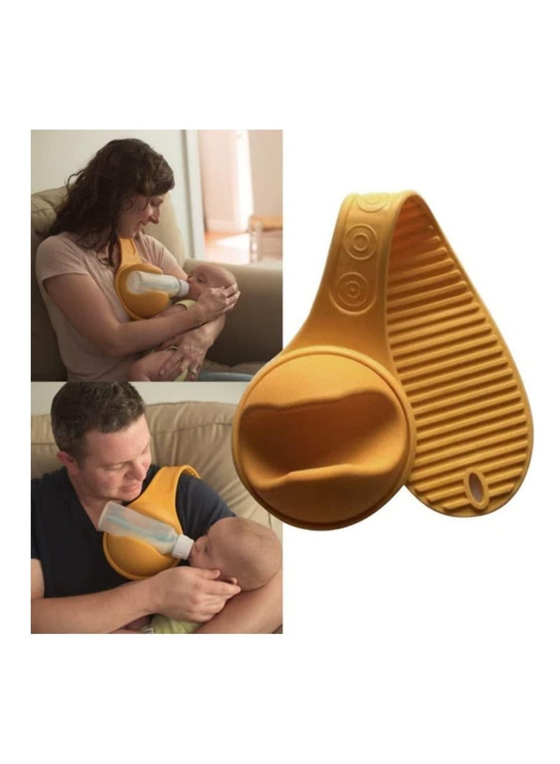 أمم حامل زجاجة حر اليدين تغذية طفلك بسهولة وبشكل مريح تبسيط وقت التغذية مع حامل زجاجة خالية اليدين مبتكرة الافتراضي - Image 4