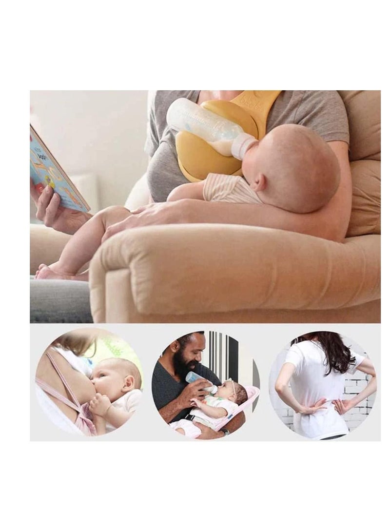 أمم حامل زجاجة حر اليدين تغذية طفلك بسهولة وبشكل مريح تبسيط وقت التغذية مع حامل زجاجة خالية اليدين مبتكرة الافتراضي - Image 2