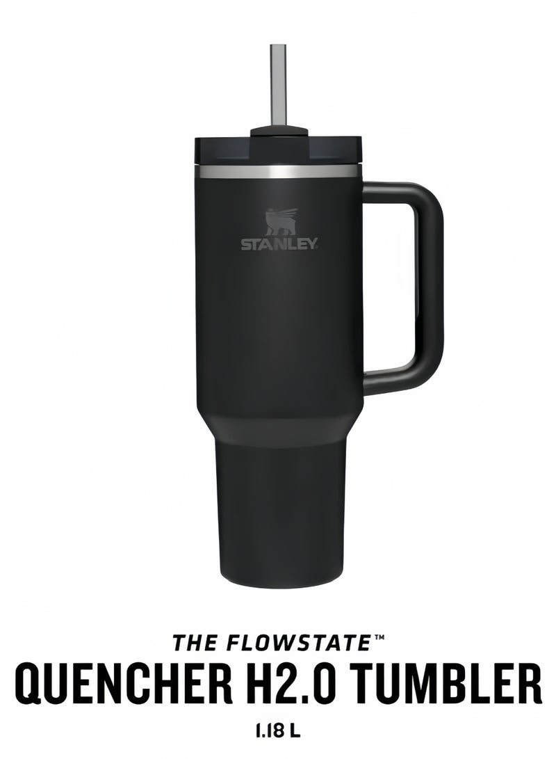 Stanley Quencher H2.0 FlowState Vacuum Stainless Steel Water Bottle with Lid and Straw, BPA-Free, 40oz - Image 3