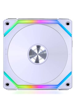 LIAN LI Lian-Li UNI FAN SL120 V2 Revolutionized Daisy-Chain ARGB Fan, Modular 120mm Fans, Up to 2000 RPM Fan Speed, 64.5 CFM Airflow, Sophisticate Lighting Effects, 1 Pack, White | G99.12SLV21W.00  - Image 2