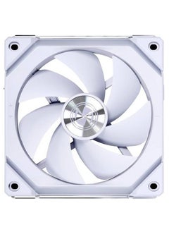 LIAN LI Lian-Li UNI FAN SL120 V2 Revolutionized Daisy-Chain ARGB Fan, Modular 120mm Fans, Up to 2000 RPM Fan Speed, 64.5 CFM Airflow, Sophisticate Lighting Effects, 1 Pack, White | G99.12SLV21W.00  - Image 3