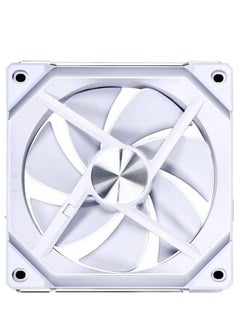 LIAN LI Lian-Li UNI FAN SL120 V2 Revolutionized Daisy-Chain ARGB Fan, Modular 120mm Fans, Up to 2000 RPM Fan Speed, 64.5 CFM Airflow, Sophisticate Lighting Effects, 1 Pack, White | G99.12SLV21W.00  - Image 4