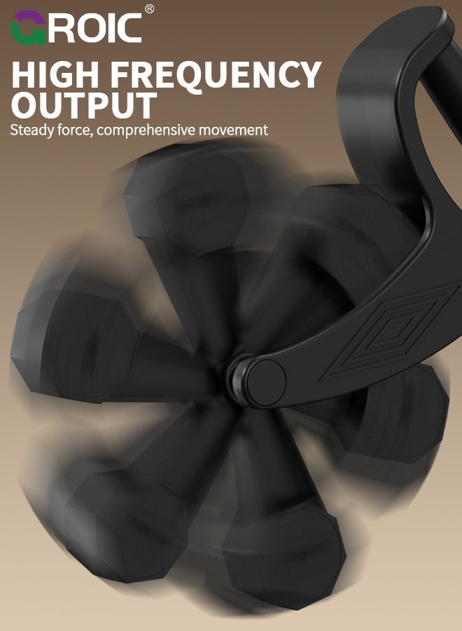 GROIC Ergonomic Hand Pedals 1Pc Magnetrainer Arm Exerciser - Upper Body Ergometer with Adjustable Weighted Hammer, Anti-Slip Grip for Home Workout, Full Body Fitness - Image 4