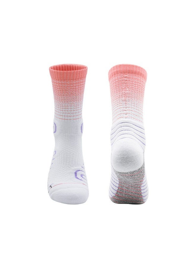 KUYING Fashion Anti Slip Breathable Sports Socks Four Piece Set