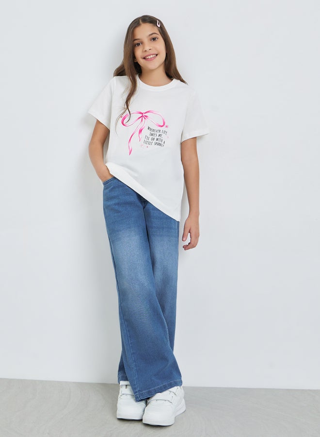 ستايلي جينز باهت بغسيل حمضي - Image 2