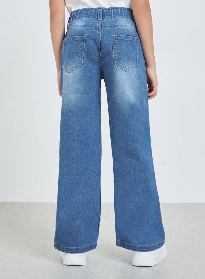 ستايلي جينز باهت بغسيل حمضي - Image 3