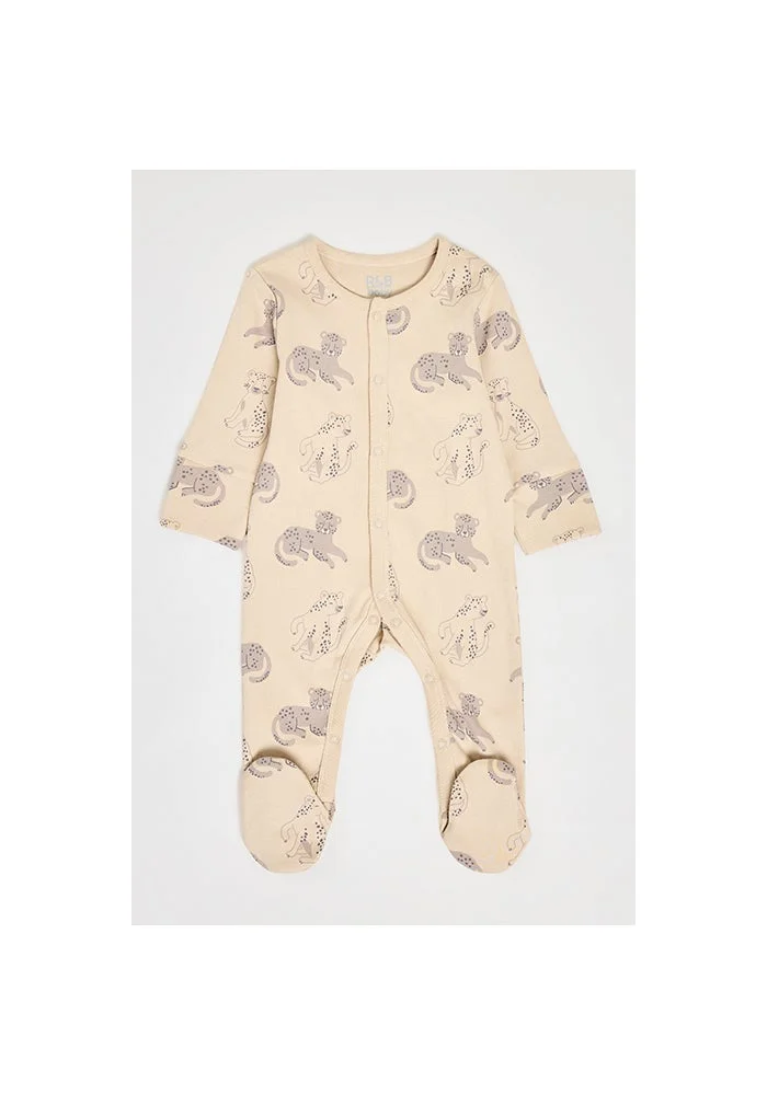 أر أند بي 3 Pack Printed Footed Sleepsuits