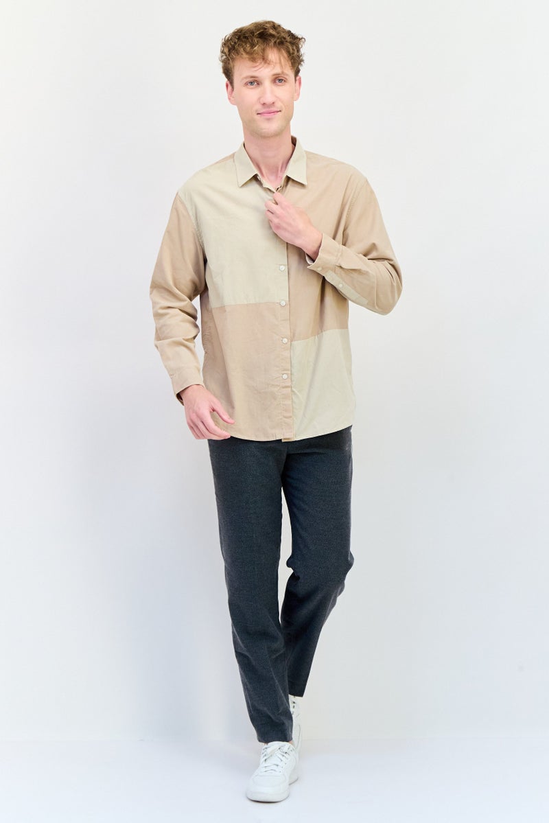 SELECTED Men Regular Fit Long Sleeves Two-Toned Casual Shirt, Multicolor  - Image 4