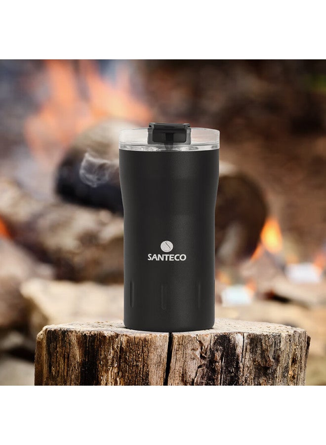 Santeco Insulated Mug, Stylish Water Cup For Students, Portable Coffee Cup With Long-lasting Heat Retention, Travel Cup For Soda, Mint Gree - Image 3