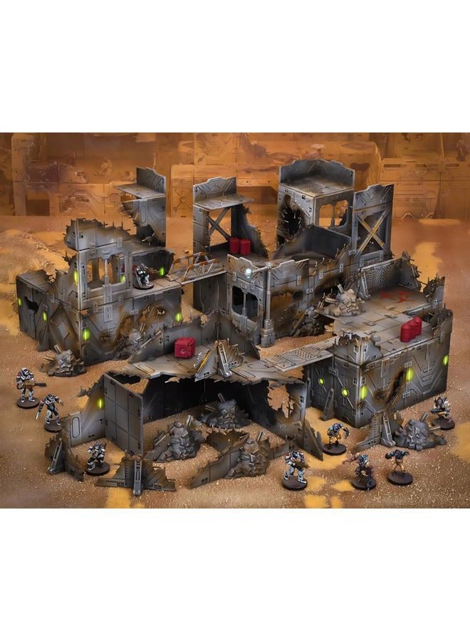 Mantic Games MGTC203 TerrainCrate Ruined City Modular Scenery, Brown - Image 2