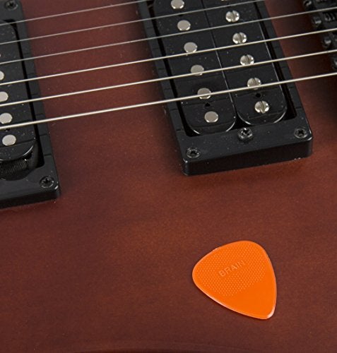 Snarling Dogs Brain TNSDB351 1.14 Guitar Picks, 12-Piece, Collectible Tin, Orange Nylon, 0 1.14mm - Image 5