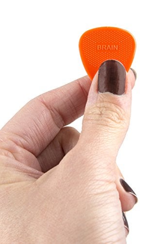 Snarling Dogs Brain TNSDB351 1.14 Guitar Picks, 12-Piece, Collectible Tin, Orange Nylon, 0 1.14mm - Image 4