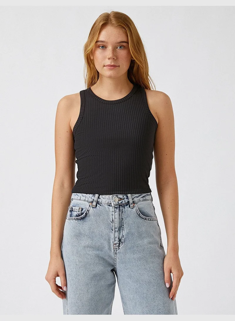 كوتون Halterneck Tanktop