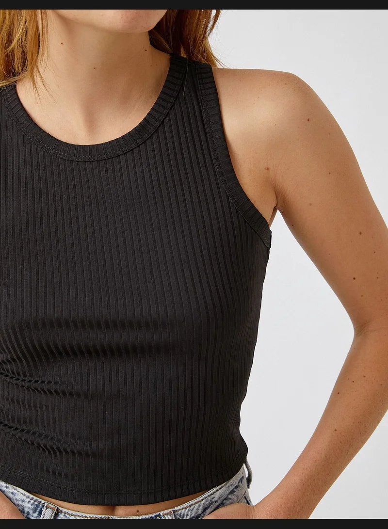 كوتون Halterneck Tanktop