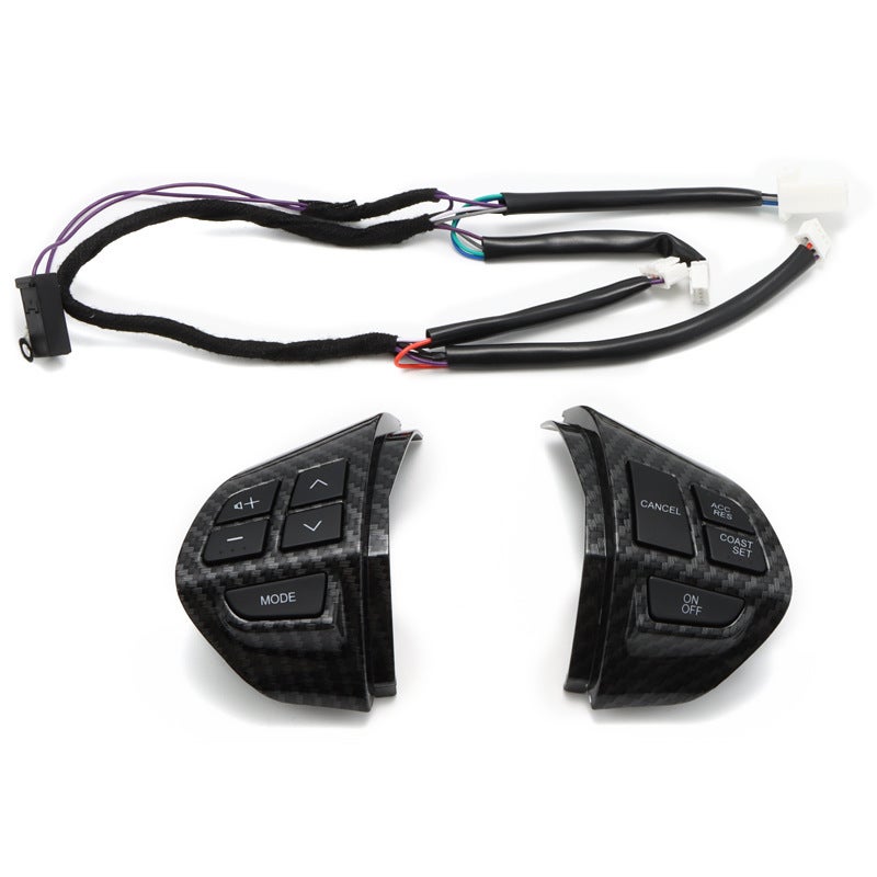 Generic Multi-Function Steering Wheel Button 8602A057 for Mitsubishi 8602A057 carbon fiber 