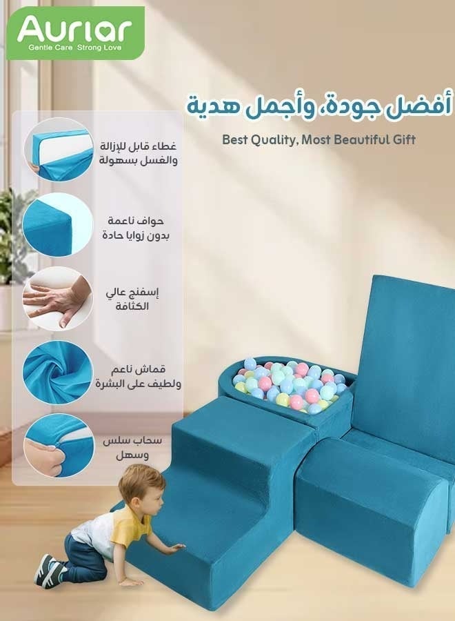 Aurlar Soft Play Couch for Toddlers – Montessori Foam Climbing Activity Center, Indoor Playground Sofa for Kids, Educational and Safe - Image 2