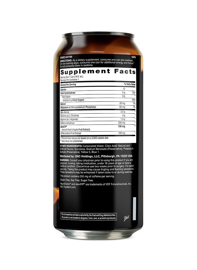 BEYOND RAW - Gnc  Lit Otg Pre-Workout Gummy Worm 16 Oz - Image 1