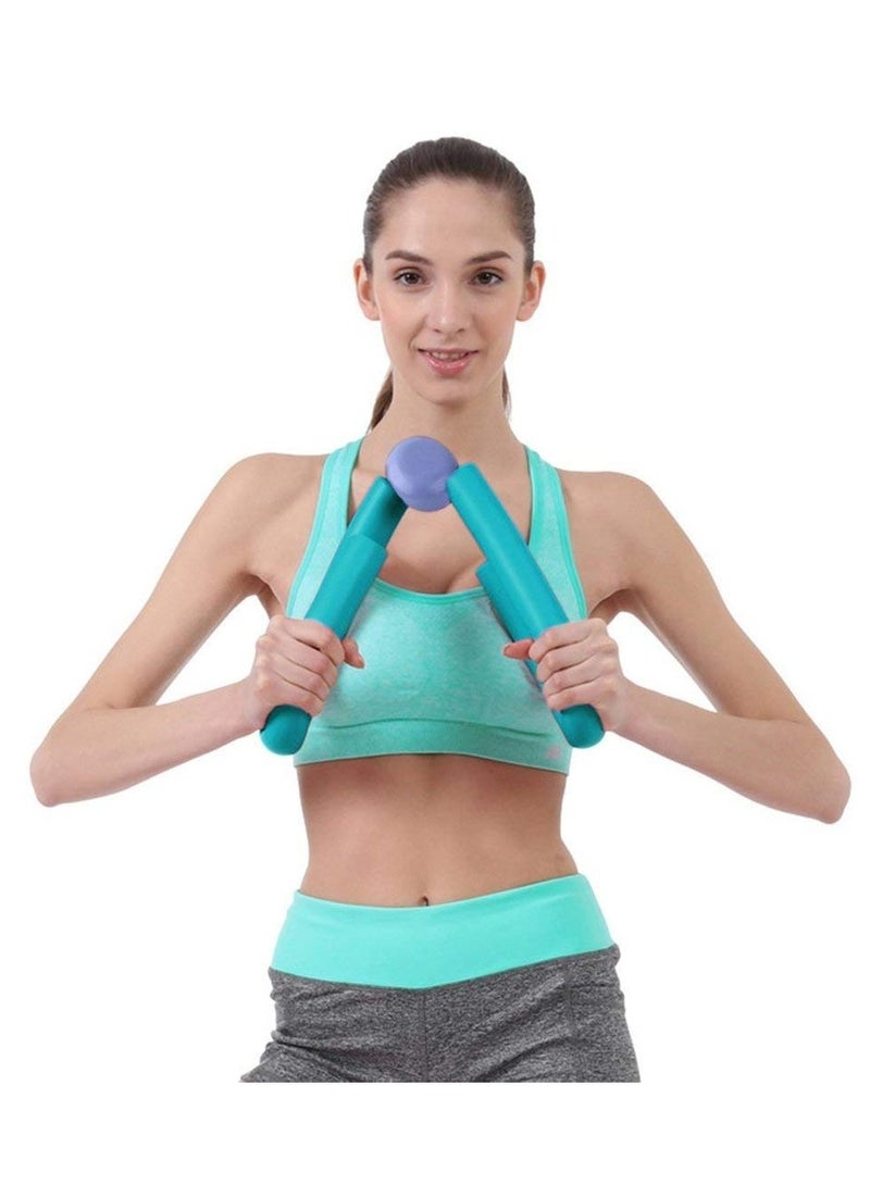 Generic Thigh Toner Muscle Fitness Exerciser for Chest/Arm/Leg/Thigh/Butt, Light Blue  - Image 5