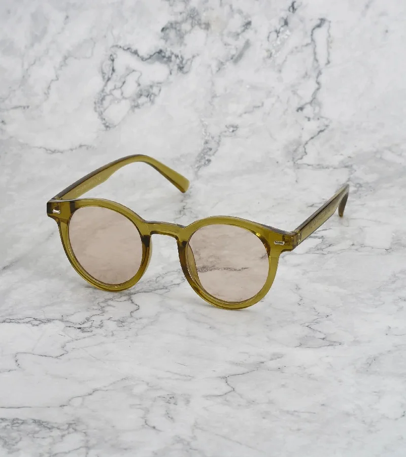  اكسبليست باوتس نظارات شمسية أنيقة للجنسين جيمس زيتوني - بني فاتح