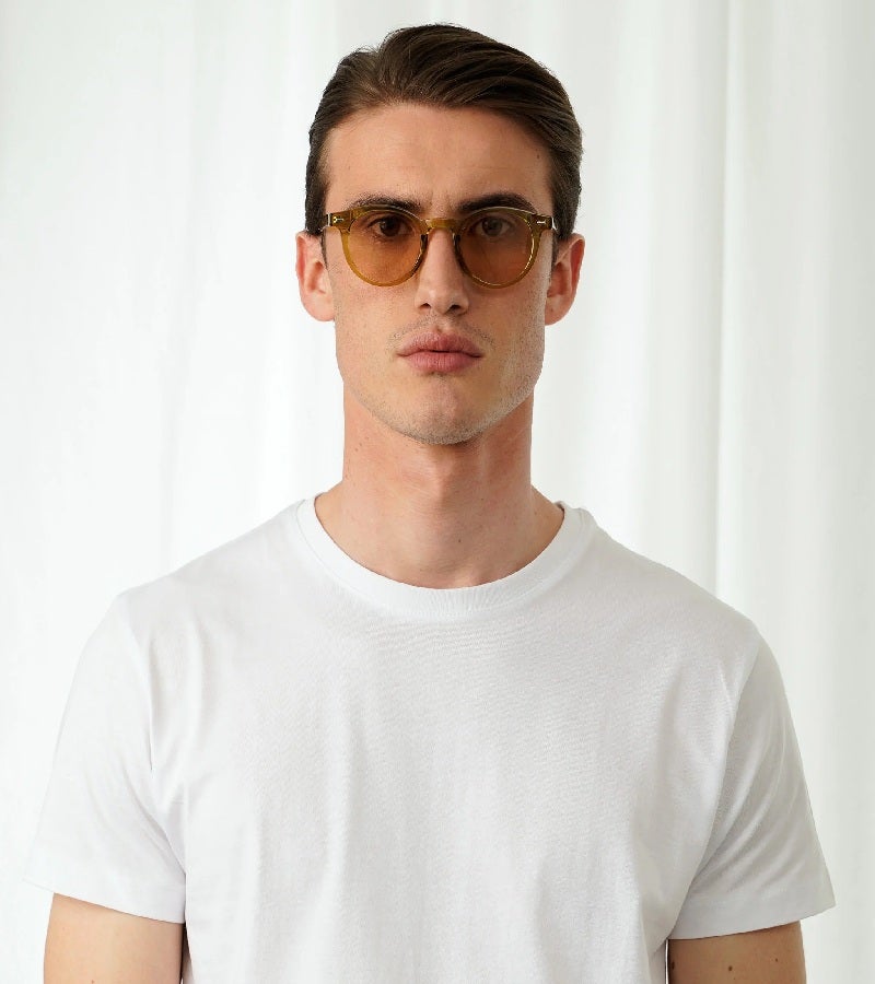  اكسبليست باوتس نظارات شمسية أنيقة للجنسين جيمس زيتوني - بني فاتح - Image 3