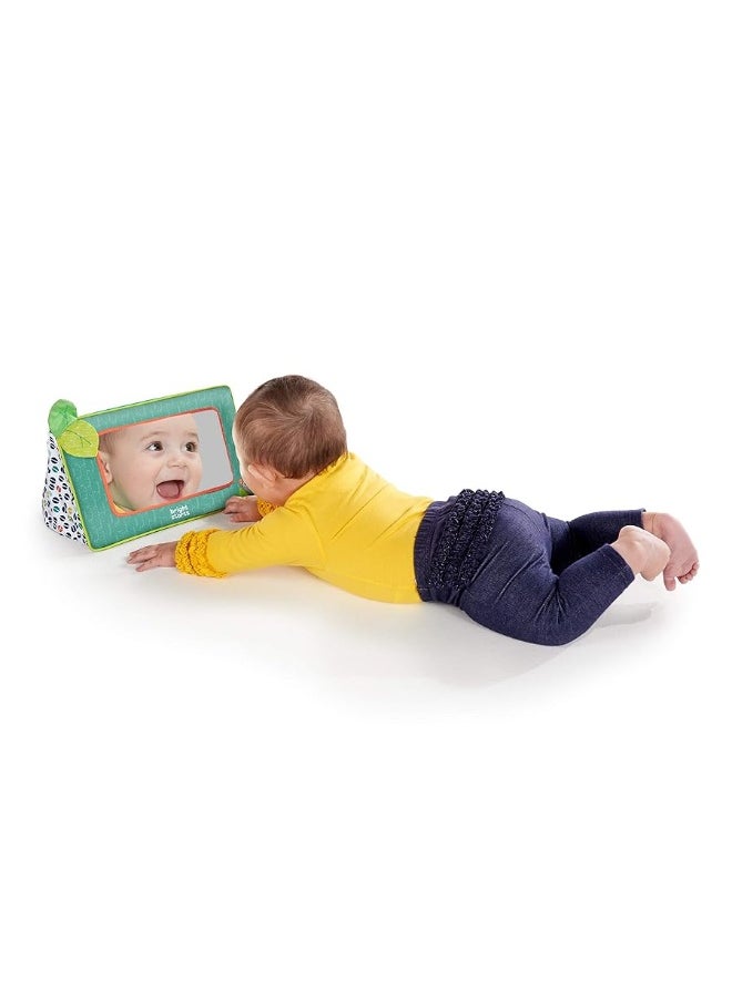Bright Starts - Bright Starts Sit and See Safari Floor Mirror Tummy Time Activity Toy, Ages Newborn + - Image 1