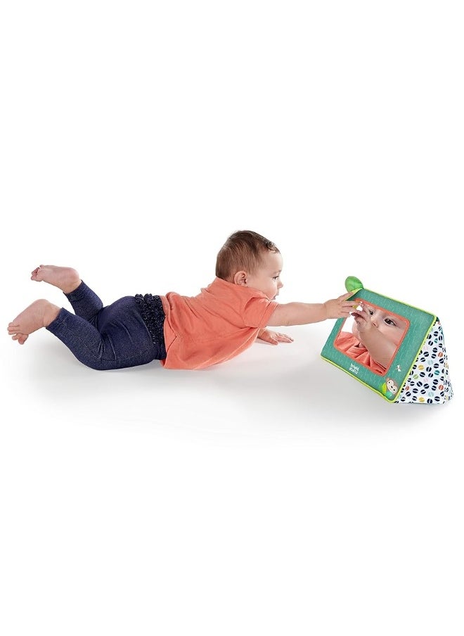 Bright Starts - Bright Starts Sit and See Safari Floor Mirror Tummy Time Activity Toy, Ages Newborn + - Image 1