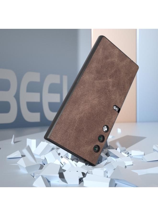 اس-توب جراب هاتف Honor V من الجلد الصناعي بحافة سوداء - Image 2