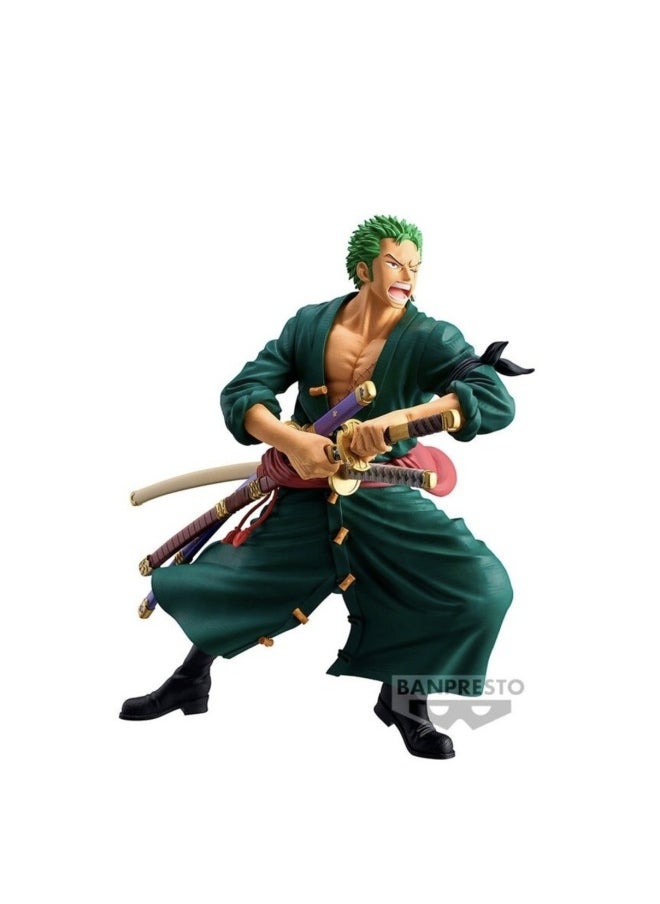 Banpresto - Banpresto Grandista One Piece: The Grandline Men Roronoa Zoro Figure (22 cm) - Image 1