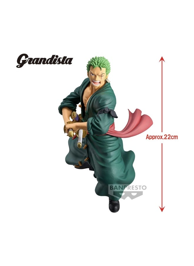 Banpresto - Banpresto Grandista One Piece: The Grandline Men Roronoa Zoro Figure (22 cm) - Image 1