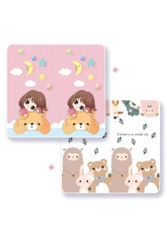 DARIYAH Big Size Baby Crawling Play Floormat Foam Non-Toxic Foldable Reversible Playing Mat  - Image 1
