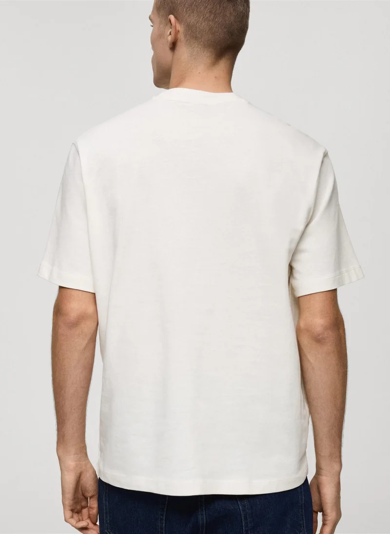 مانجو مان Essential Crew Neck T-Shirt