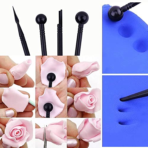 Pebipoo 31 Pcs Cake Decorating Tool Set, Fondant Tool, Polymer Clay Tool, Modeling Clay Sculpting Tools Kits for Pottery Sculpture - Image 2