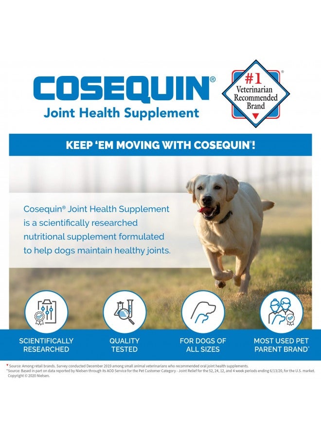 Nutramax Laboratories Nutramax Cosequin Maximum Strength Joint Health Supplement For Dogs - With Glucosamine, Chondroitin, And Msm, 60 Chewable Tablets  - Image 5