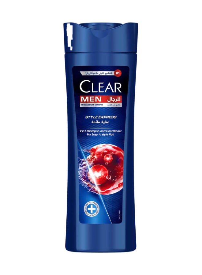 CLEAR شامبو وبلسم CLEAR للرجال 2 في 1، ستايل إكسبريس، 350 مل - Image 1